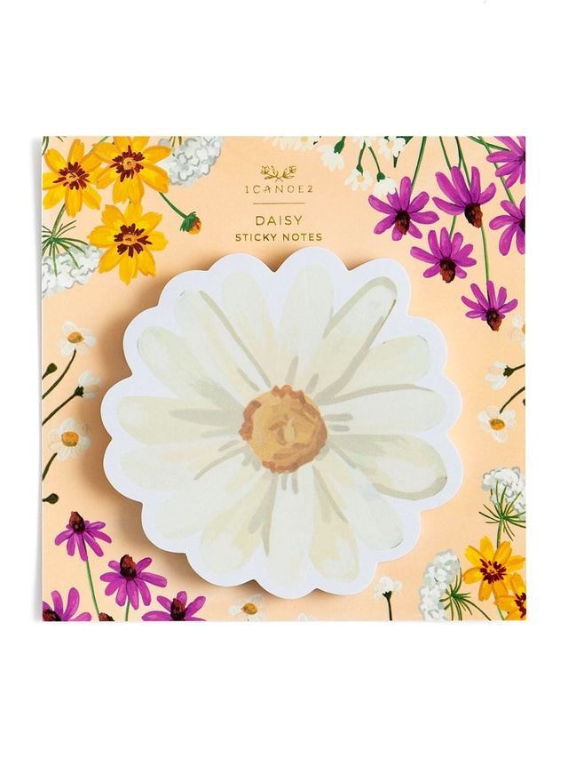 Vintage Blooms Daisy Sticky Notes, 1 of 3