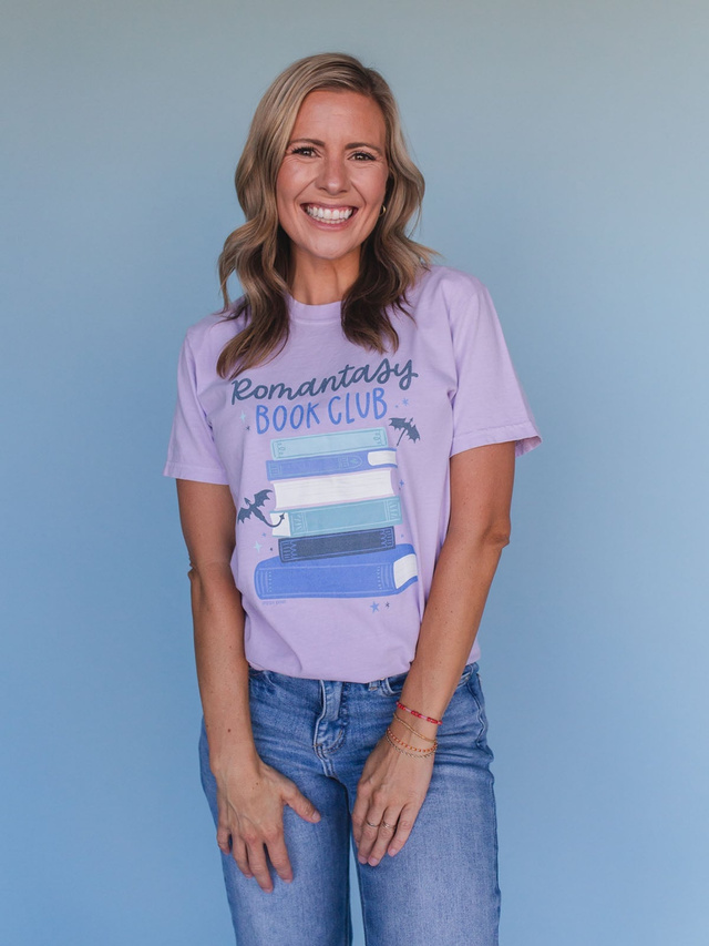 Romantasy Reader Book Club Tee - Orchid, 3 of 4