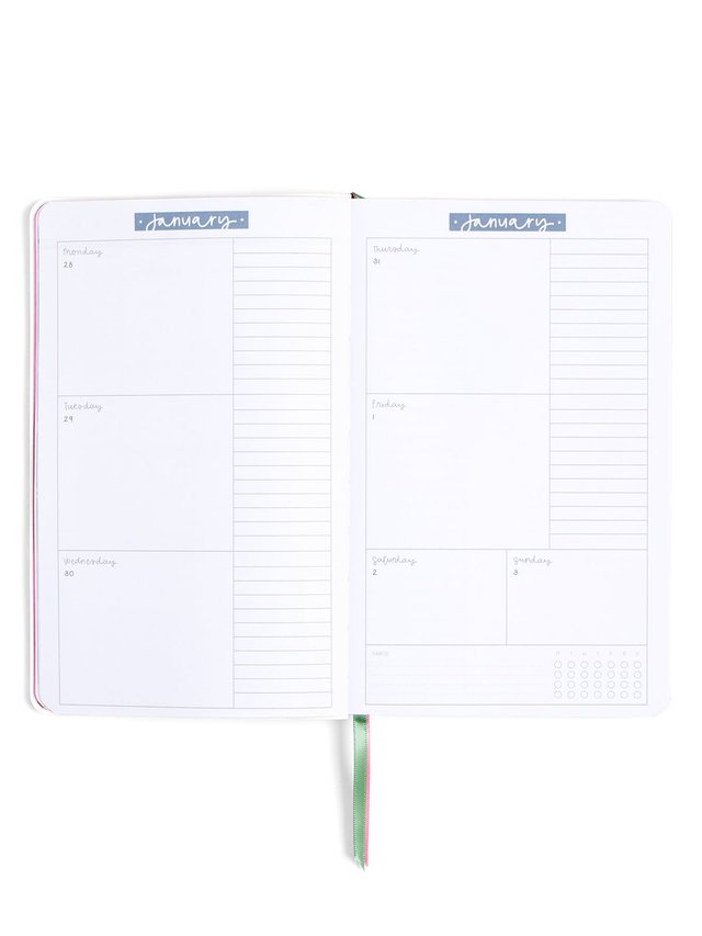 Book Lover Floral Petite Planner : 2027 Calendar Year, 13 of 14