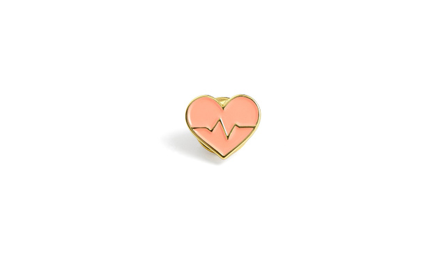 Pieces of Health Enamel Pin, 1 of 2