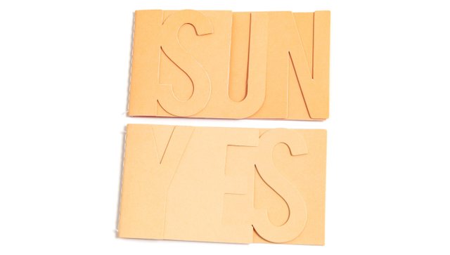 Color Collective Word Stacks - Sunny, 2 of 3
