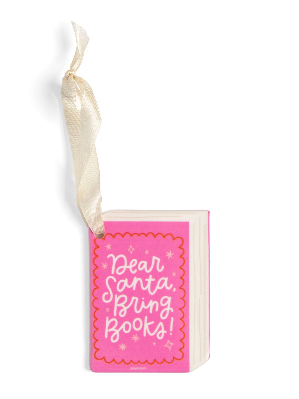 Dear Santa Bring Books Christmas Ornament, 5 of 5