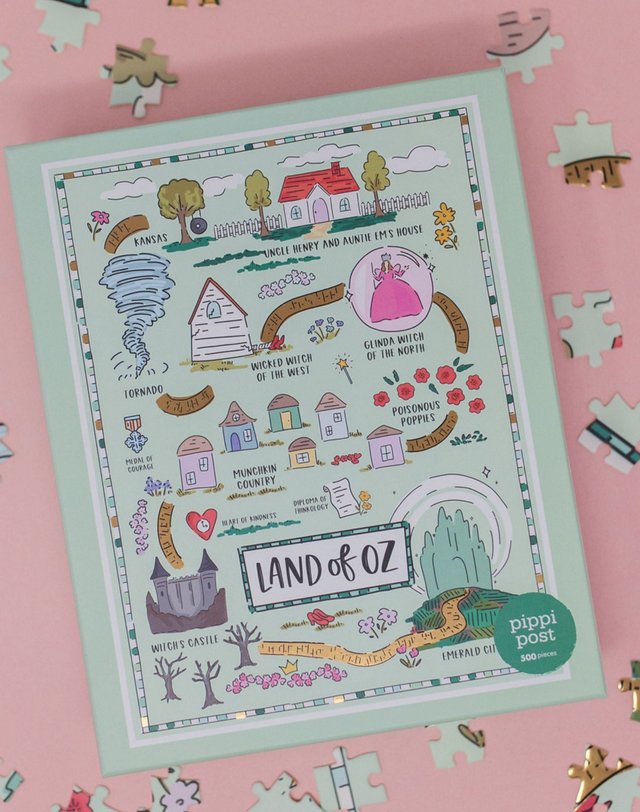 The Wizard of Oz Map - 500 Piece Jigsaw Puzzle, 2 of 8