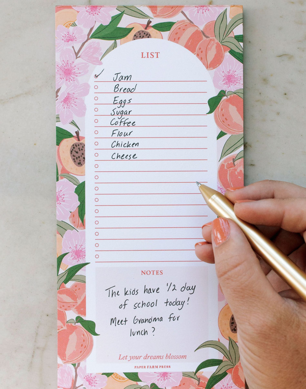 Peach Blossom Notepad, 3 of 3