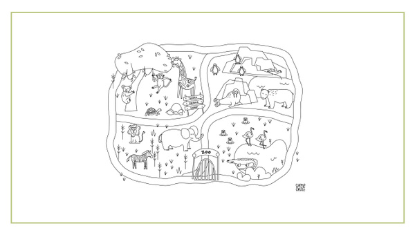 Zoo Printable Play Mats, 4 of 4