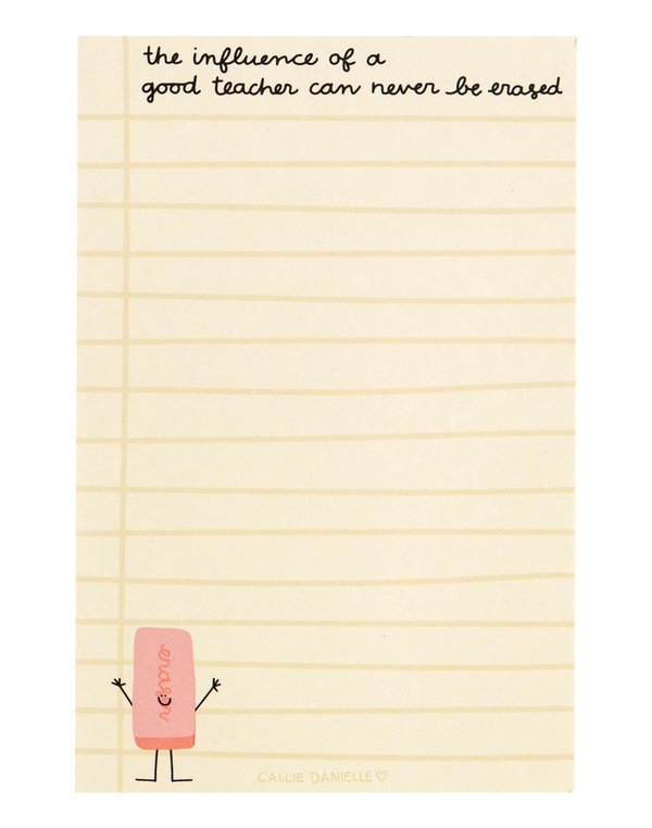 Influence Of A Good Teacher Notepad, 3 of 4
