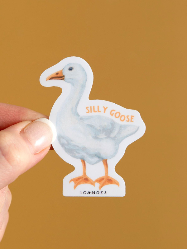 Silly Goose Decal Sticker, 1 of 4