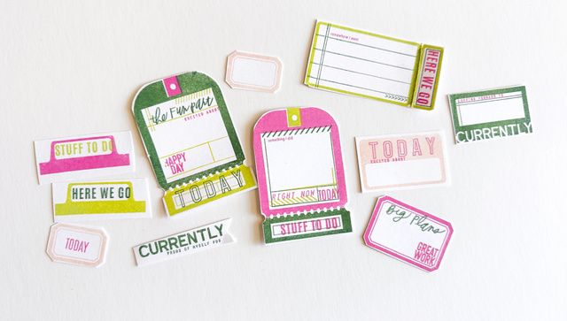 Stamp Set : 6×8 Today's Agenda, 5 of 5