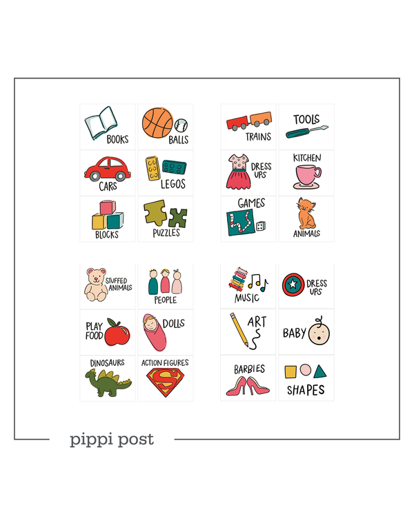 Kids Toy Room Storage Digital Printables	, 1 of 3