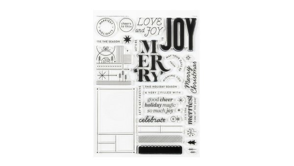 Christmas Gift Tags 6×8 Stamp Set by In A Creative Bubble, 1 of 2