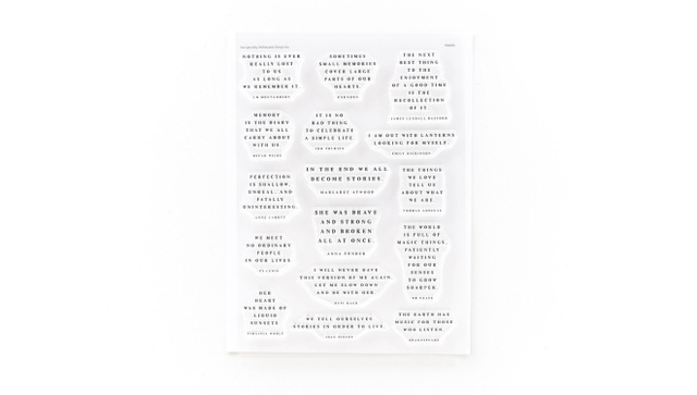 Stamps Are Fun 6×8 Stamp Set - December 2025, 1 of 2