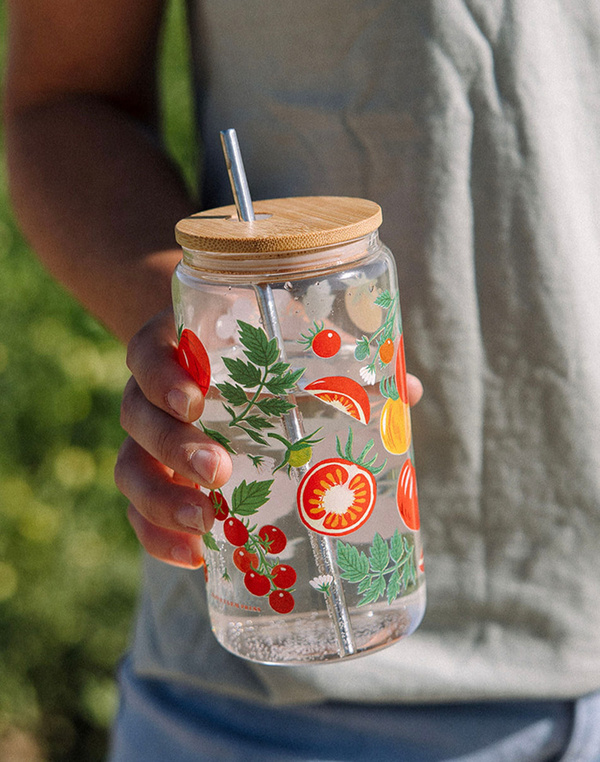 Tomato Vine Glass Can, 2 of 7