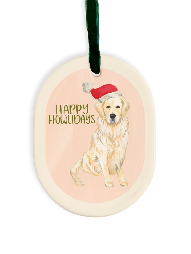 Happy Howlidays Dog Christmas Ornament, 1 of 1