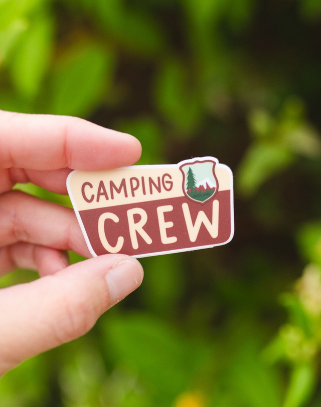 Camping Crew Decal Sticker, 1 of 4