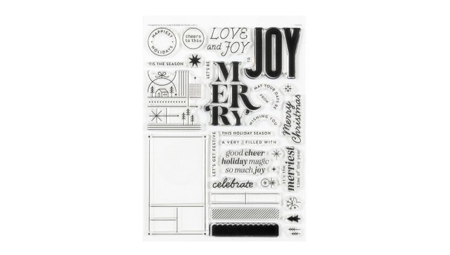 Christmas Gift Tags 6×8 Stamp Set by In A Creative Bubble, 1 of 2