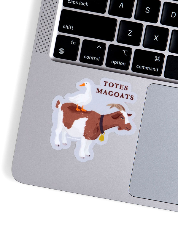 Totes Magoats Goat Decal Sticker, 2 of 4