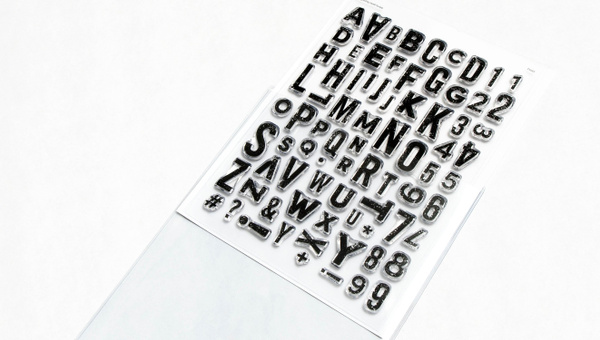 Stamp Set : 6×8 Honey & Spice Alpha, 2 of 2