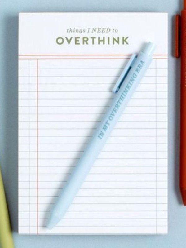 Things I Need To Overthink 4×6 Notepad, 3 of 3