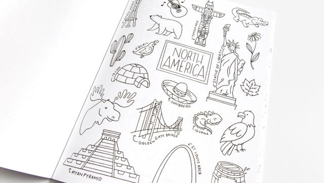 Wonderful World Coloring Book, 6 of 7