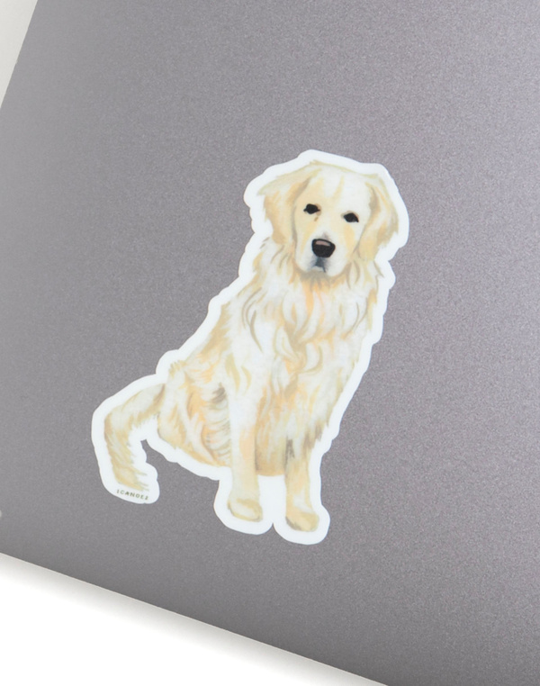 Golden Retriever Decal Sticker, 2 of 2