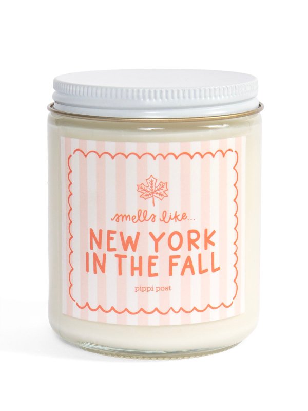 New York in the Fall Scented Soy Hand-Poured Candle, 2 of 2