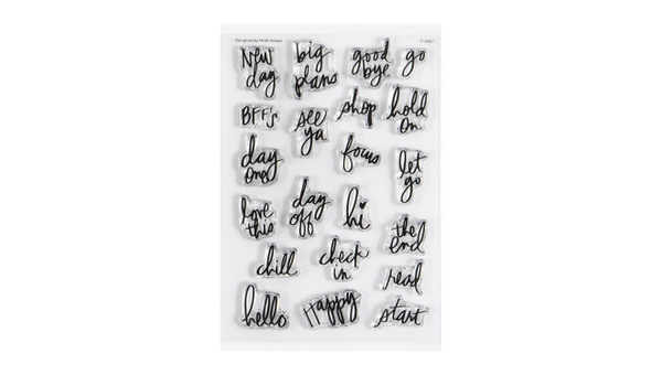 Stamp Set : 4×6 Mini Words, 1 of 1