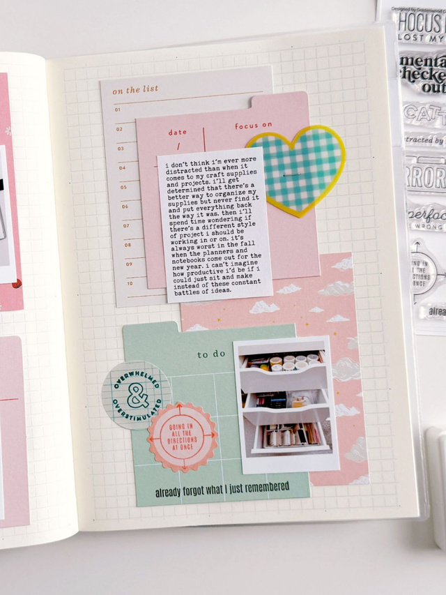Stamp Set : 4×6 Scattered by Goldenwood Co, 5 of 5