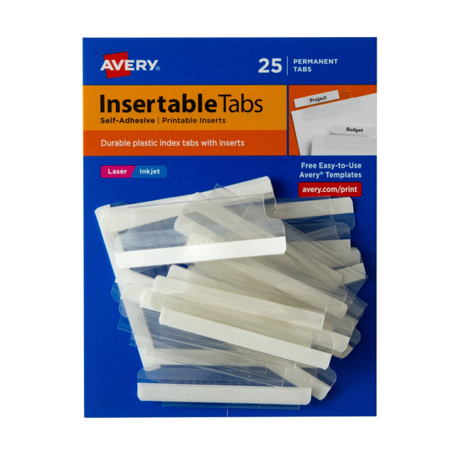 Index Tabs - Writable Inserts  , 1 of 1