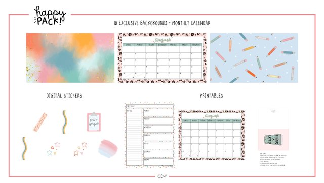 Happy Pack - August 2020, 1 of 5