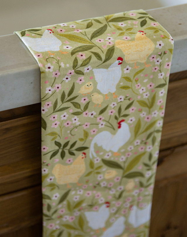 Chicken Fields Tea Towel, 3 of 3