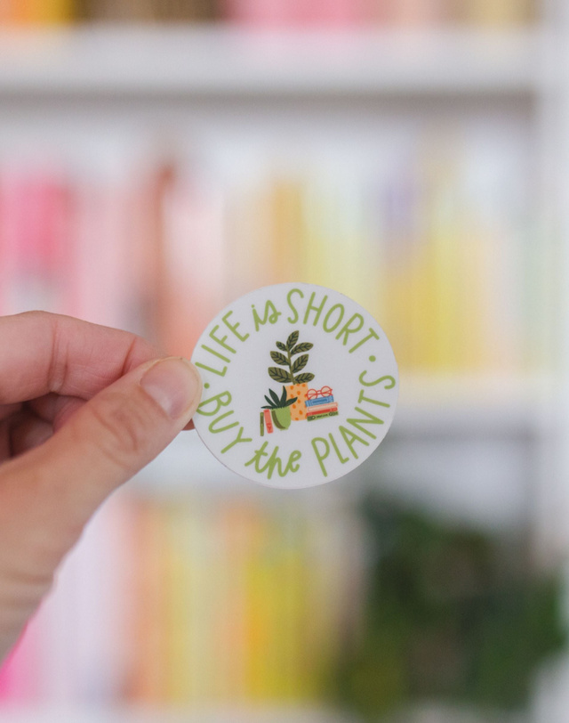 Buy The Plants Decal Sticker, 2 of 4