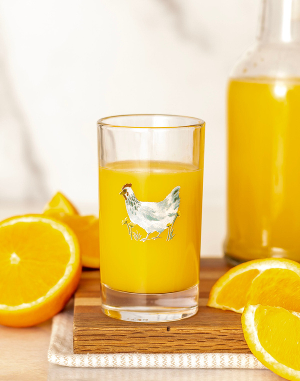 Delaware Chicken 6oz Mini Juice Glass, 1 of 4