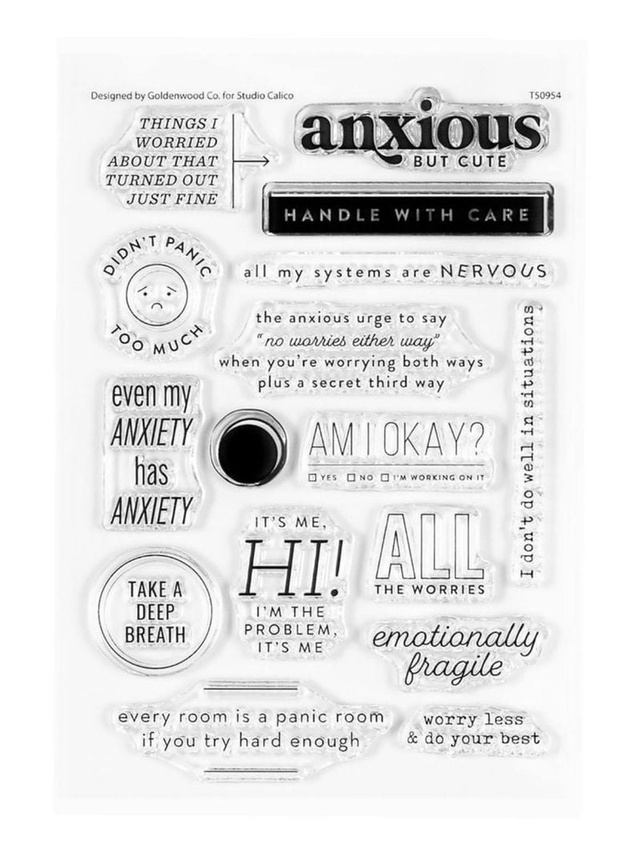 Stamp Set : 4×6 All The Worries , 1 of 5