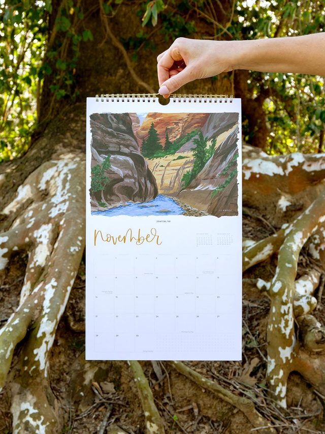2027 National Parks Hanging Wall Calendar, 6 of 7