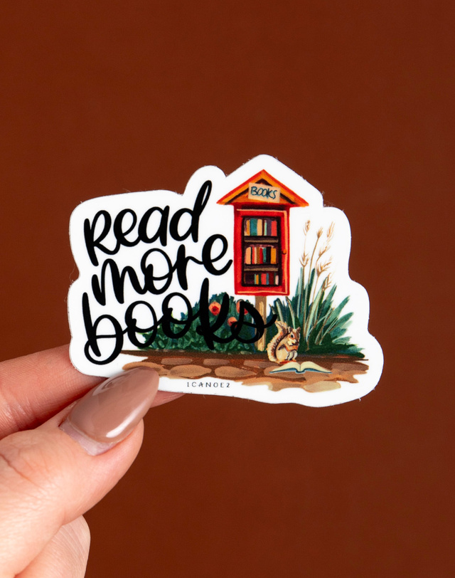 Read More Books Decal Sticker, 1 of 2