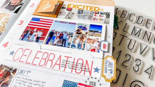 Stamp Set : 6×8 August Alphas and Numbers, 2 of 5