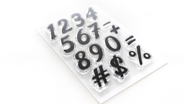 Numbers Are Awesome #17 4×6 Stamp Set, 2 of 2