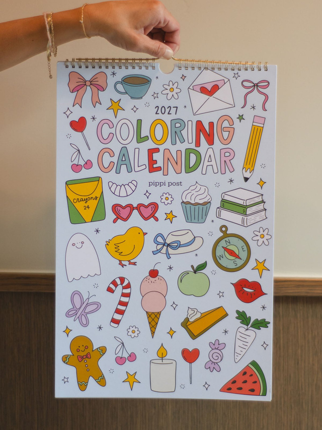 Color & Plan 2027 Spiral Hanging Wall Calendar, 1 of 9