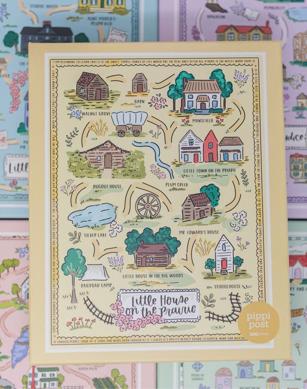 Little House on the Prairie Map - 500 Piece Jigsaw Puzzle, 5 of 8