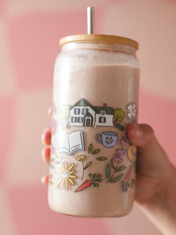 Anne of Green Gables Glass Can, 1 of 6