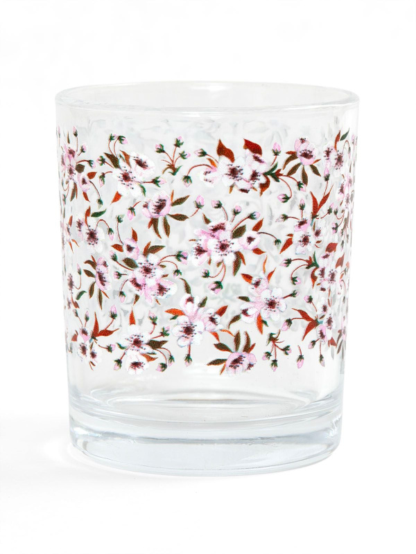 Chokecherry Floral Short Juice Glass, 2 of 4