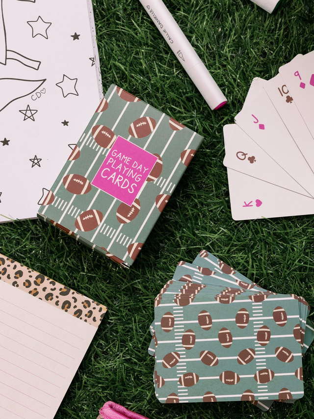 Football Game Day Deck of Playing Cards, 4 of 5