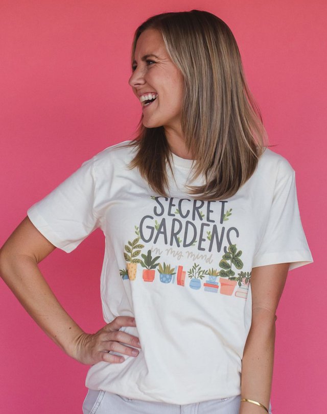 Secret Gardens Tee - Ivory, 2 of 3