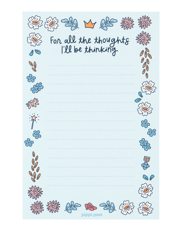Thoughts I'll Be Thinking Wizard of Oz 4×6 Notepad, 3 of 4