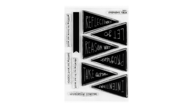 Pennants & Tags 4×6 Stamp Set, 1 of 2