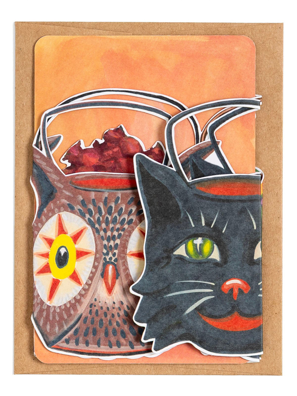 Spooky Sweets Halloween Accordion Greeting Card, 3 of 4