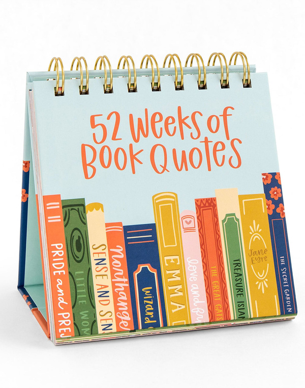 52 Weeks of Book Quotes - Desk Flip Calendar, 1 of 7