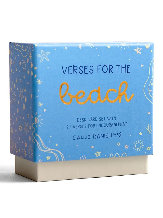 Verses for the Beach – Bible Verse Card Set + Display Stand, 1 of 8