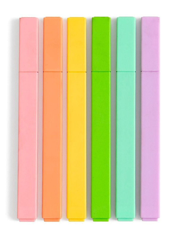 Brights Highlighter Set of 6 Colors, 2 of 4
