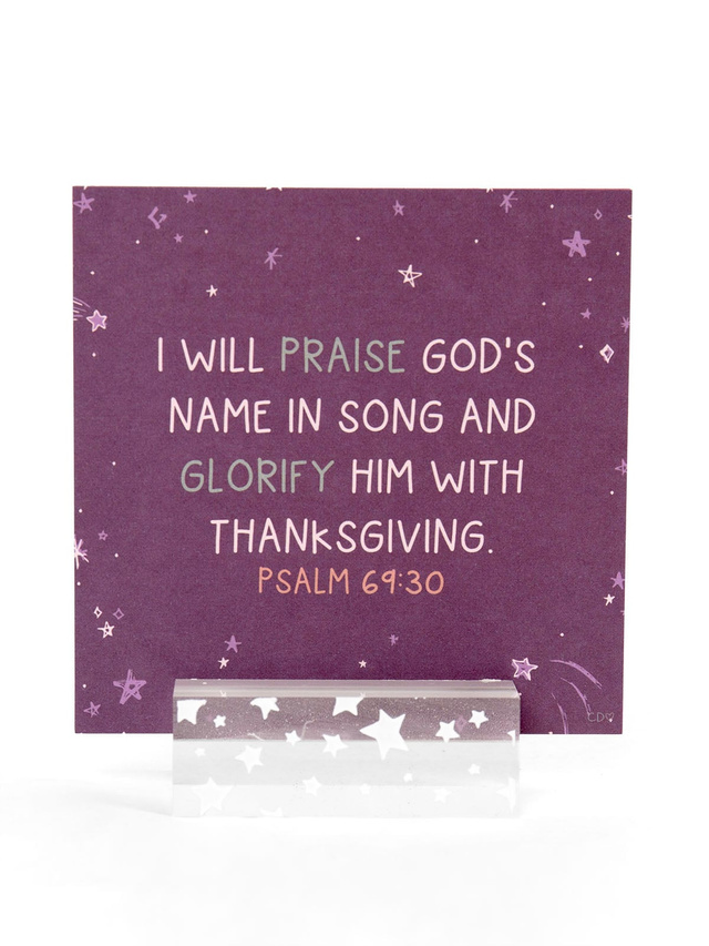 Verse for Gratitude – Bible Verse Card Set + Display Stand, 2 of 6